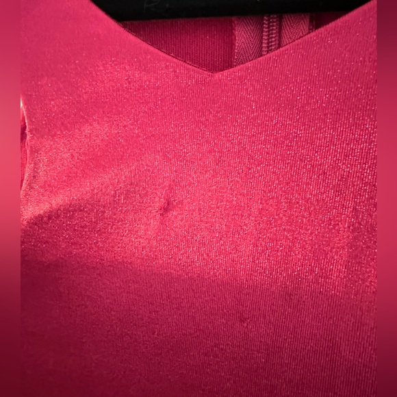 “Just as Gorgeous Magenta Satin Halter Cutout Maxi Dress” - Lulus size M - Picture 8 of 8